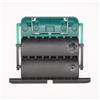 Générique ZURFLUH FELLER - Gancio per grembiule rigido Clicksur H875E per lame da 8 mm per tapparelle, robusto blocco anti-sollevamento con 2 maglie + 1 portachiavi DOMOBIP (nero e verde, confezione da 1)