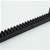 King Gates - Cremagliera universale in nylon nero sezione 1 metro - Fabbricazione italiana brevettata PATENTED - Viti incluse - Compatibili con più marche + 1 Goodies DOMOBIP