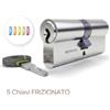 AGB Cilindro europeo di sicurezza Scudo DCK chiave/chiave Frizionato 45/45 (90 mm) 5 chiavi