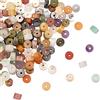 NBEADS 160 pz 10 Stili di Perline in Pietra Naturale Heishi, Perle di Pietra Rotonde Piatte Distanziatore A Disco Perline Allentate per Gioielli Che Fanno Collana di Orecchini Bracciali Artigianali
