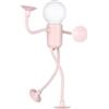 JISADER Luce notturna carina Forma modificabile Divertente con ventose Lampada da comodino Luce notturna sportiva per ragazzi Ragazze Adulti Cucina, Rosa