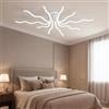 Kovalmax® Plafoniera LED a Forma di Sole 56W, Lampadario da Soffitto Moderno 3 CCT Regolabile - PN35B3C