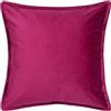 Morbidissimi - Set 2 Fodere Copricuscino Arredo Danae in Velluto 45x45 cm Bordeaux, Cuscini Decorativi con Cerniera Nascosta, Tinta Unita per Divano Letto Poltrona, Senza Imbottitura AC212