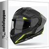 MOTOTOPGUN AIROH MATRYX ROCKET YELLOW MATT XS