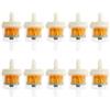 TaimeiMao 10 Pezzi filtro benzina,Filtro Carburante Gas,Filtro Carburante Benzina Gas Inline Filtri,Speed Quick Fuel Filter,Trattore da Prato Rider Filtro