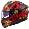 LS2, Casco Moto Integrale STREAM II DRAKO Gloss Black Red, L