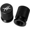 chennini Cappucci per valvole pneumatici Per MV Agusta F3 675 800 Brutale 1000 Turismo Veloce RC Accessori Moto Coprivalvole Pneumatici 2 Pezzi(Black)