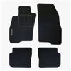 EMPOTEC Tappetini Auto in Moquette per Fiat Grande Punto, Set 4 Pezzi, Nero, con Logo Ricamato PUNTO Alta Qualità MADE IN ITALY