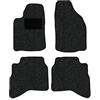Alpha-Tex Produktions- und Handels GmbH Tappetini adatti per Mitsubishi Pajero Sport I Tipo K90, K7, K9 (Costruzione 1996-2016), Robust antracite | 4 pz. | Bordo grigio
