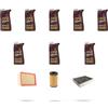 HOFFCAR Kit tagliando 3 FILTRI e 8L OLIO M compatibile con Land Rover Defender (L663) 2.0 p300 221kw dal 2019