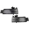 GSRECY Indicatore luminoso compatibile con Mercedes A B C CLA GLA GLK Classe W204 W212 W221 W176 X204 W218 LED Specchio laterale marcatore Segnale di svolta luce lente luce gialla (Destra & sinistra)