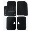 EMPOTEC Tappetini Auto in Moquette per Fiat FREEMONT, Nero, con Logo e 2 Pin Lato Guida, Codice Equivalente Originale 71807285 Alta Qualità MADE IN ITALY