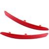 Kuuleyn Riflettore paraurti posteriore, Riflettori per paraurti posteriori, 1 paio Abs sinistro destro Paraurti posteriore riflettore Abs adatto per Skoda Octavia 10-14