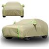 Gaoxianglin Garage Auto per Esterno per Autobianchi Bianchina (298,5 x 134 x 132,1cm) Telo Copriauto Materiale Oxford 190T,Impermeabile,Anti-UV e Antigraffio per Ideale per Tutte le Stagioni,Cachi