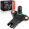 Frankberg Sensore di pressione del tubo di aspirazione 13627585493 | Compatibile con Serie 1 F20 125i M 135i 2.0L 2011-2017 Serie 1 F20 F21 M xDrive 2.0L 2011-2019 Serie 1 E88 E82 2.0L 2007-2013
