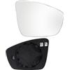 Mingke Vetro Specchio Retrovisore Riscaldabile Lato Destro per VW Polo 6R 6C 2009-2017 UP dal 2016