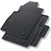 Mossa Tappetini gomma adatti per Opel Astra J (2009-2019) 4 pz. nero