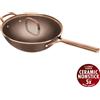 Zwilling Wok con Coperchio Milano 30 cm in Alluminio Marrone