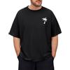 Voqeen Oversize Maglietta Uomo Cotone Taglia Forti T-Shirt Estiva Manica Corta Basic Tshirt con Scollo Rotondo Maglia da Lavoro Casual