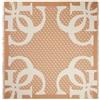 GUESS sciarpa Jacquard Kefiah Scarf 135X135 Beige avorio