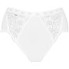 Sloggi - Slip Chic Midi con pizzo in cotone elasticizzato, 6/48, BIANCO