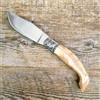KNIFE COLTELLO 18,5 CM tipo ARBURESA MANICO IN corno di montone acciaio inox
