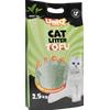 UNIQ PETS Letterina per gatti TOFU biodegradabile 2,5 kg al tè verde