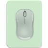 Dapesuom Tappetino per mouse piccolo, 15,2 x 20,3 cm, con base in gomma antiscivolo, impermeabile, per mouse wireless, laptop, casa, ufficio, viaggi, verde lago