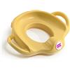 OKBABY Sofa - Riduttore per WC con Bordo Antiscivolo - Schienale Alto per Massimo Comfort e Ampie Maniglie per Massima Stabilità del Bambino - Giallo