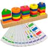 ANDREU TOYS Gioco Manipolativo con Forme e Schede: Geometria, Logica, Classificazione, Motricità Fine