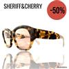 SHERIFF & CHERRY occhiali da sole ATHINA AT2002 RARE sunglasses M.in Italy CE