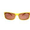 Donna occhiali da sole uomo donna plastica giallo LIFE classico lente marrone