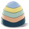 SUN&SPORT Set 5 pietre equilibrio active play colorate - testurizzate impilabili ø33x37cm