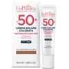 ZETA FARMACEUTICI SpA Euphidra Crema Solare Viso Colorata Medio-Scura SPF50+ 30ml - Protezione Solare con Tonalità Uniformante