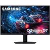 Samsung Monitor Gaming Odyssey G7 (S27FG702EU), Flat, 27'', 3840x2160 (UHD 4K), HDR10+, IPS, 180Hz, 1ms, Compatibilità G-Sync, HDMI, Display Port, Ingresso Audio, HAS, Pivot