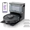 Shark RV2800YEEU aspirapolvere robot Nero, Argento