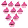 TEMPNAP Toppe Termoadesive per Stoffa Cupcake Cartone Paillettes Ricamate, per Cucire o Stirare, 10 Pezzi, Decorazione DIY
