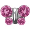 STUDEX ITALIA Srl SYSTEM 75 FARFALLA ROSA ACCIAIO 350