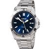 Lorus Orologio analogico al quarzo da uomo con cinturino in metallo, Blu, Sport