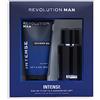 Revolution Man Makeup Revolution Man Set Eau De Toilette Intense & Gel Doccia, Eau De Toilette Intense da 100 ml e Gel Doccia Intenso da 150 ml Inclusi