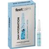 feetcalm - Crema per piedi e gambe. Trattamento Pelle secca. Allevia i sintomi dei piedi e delle gambe stanchi. (fiale 24H Hydration Concentrate 7x2ml.)
