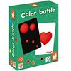 Janod - Battaglia di colori (legno e cartone) - Gioco di velocità e strategia - Da 2 a 6 giocatori - Da 5 anni - J02699