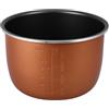 ABOOFAN Pentola interna di ricambio da 4 l per pentola a pressione elettrica, rivestimento antiaderente con scala vaschetta interna per cuociriso ideale per riso, zuppa e torte, 22 x 22 x 13 cm