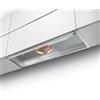 Faber Cappa da incasso ILMA TOUCH X A120 305.0567.014 finitura acciaio inox e vetro bianco da 120 cm
