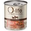 O-life Dog Adult Grain Free Pezzettoni monoproteici 400 gr Maiale e carote - Umido monoproteico cane - 1° ORDINE? 20% di sconto SU BRAND ESCLUSIVI, codice BZR20