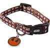 CERDÁ LIFE'S LITTLE MOMENTS Cerdá - Pets | Collare Cane Piccolo XS di Star Wars® - Licenza Ufficiale Marvel Disney Star Wars® - Collare Chewbacca - Taglia XS/S
