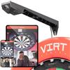 Target Darts Virt Dartboard Camera System | Virt Cam per bersaglio, telecamere per freccette in diretta, freccette interattive con app DartCounter, compatibilità con luce Corona