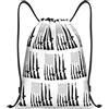 Generic America Flag Ban On G-Un Action Zaino Sportivo Moda Borsa da Ginnastica Leggero Sacca Sportiva per Viaggio All'Aperto Scuola 39X46Cm