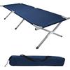 BB Sport Brandina Campeggio XXL Letto Pieghevole 210 x 72 x 45 cm Caricabile 200 kg Militare Portatile Viaggio Confortevole Stabile 600D Tessuto Oxford Borsa da Trasporto, Colore:blu