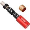 Ysyqkn Kit di Attrezzi per Boccole Ammortizzatore Utensile di Rimozione Estrattore per Cuscinetti Accessorio per Bici con Finestra Visiva Adatto per Sospens, Rosso